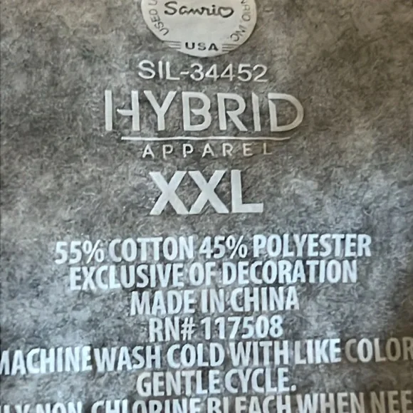 Hello Kitty Mini Graphic Skirt - Heather Gray - size XXL - NEW - Picture 13 of 13